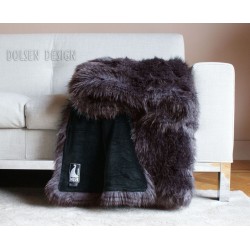 ostrich feathers imitation throw blanket for sofa couch and bed