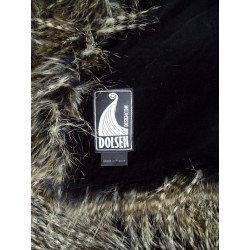 pheasant feathers imitation bedspread brow / black Dolsen Design