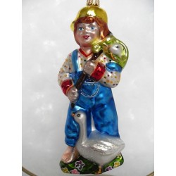 boy glass handmade Christmas baubles decorations boy glass handmade Christmas baubles decorations