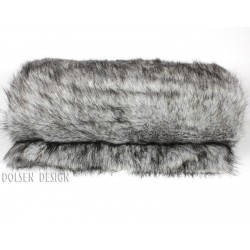 silver fox faux fur throw 150x180cm silver fox faux fur throw blanket color silver / gray