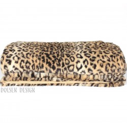 Webpelzdecke Fellimitat Decke Leopard