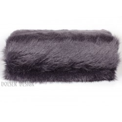ostrich feathers imitation throw blanket